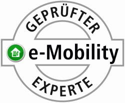 •	Gütesiegel für geprüfte E-Mobility Experten